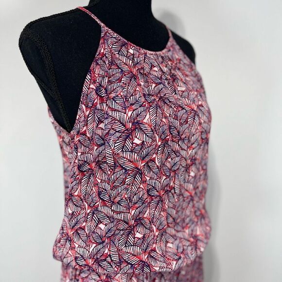 GAP Pink and Purple Spaghetti Strap Romper Shorts Size Medium Women’s - Picture 5 of 13